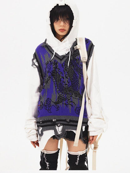 CFIERCE Gradient Dragon Knit Women&