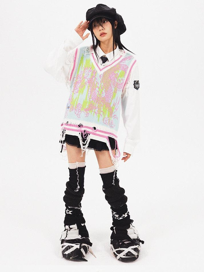CFIERCE Gradient Dragon Knit Women&