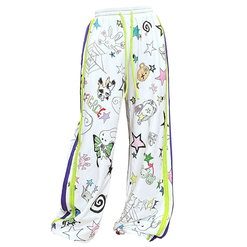 CFIERCE_Graffiti_Print_Sweatpants_MISSTT
