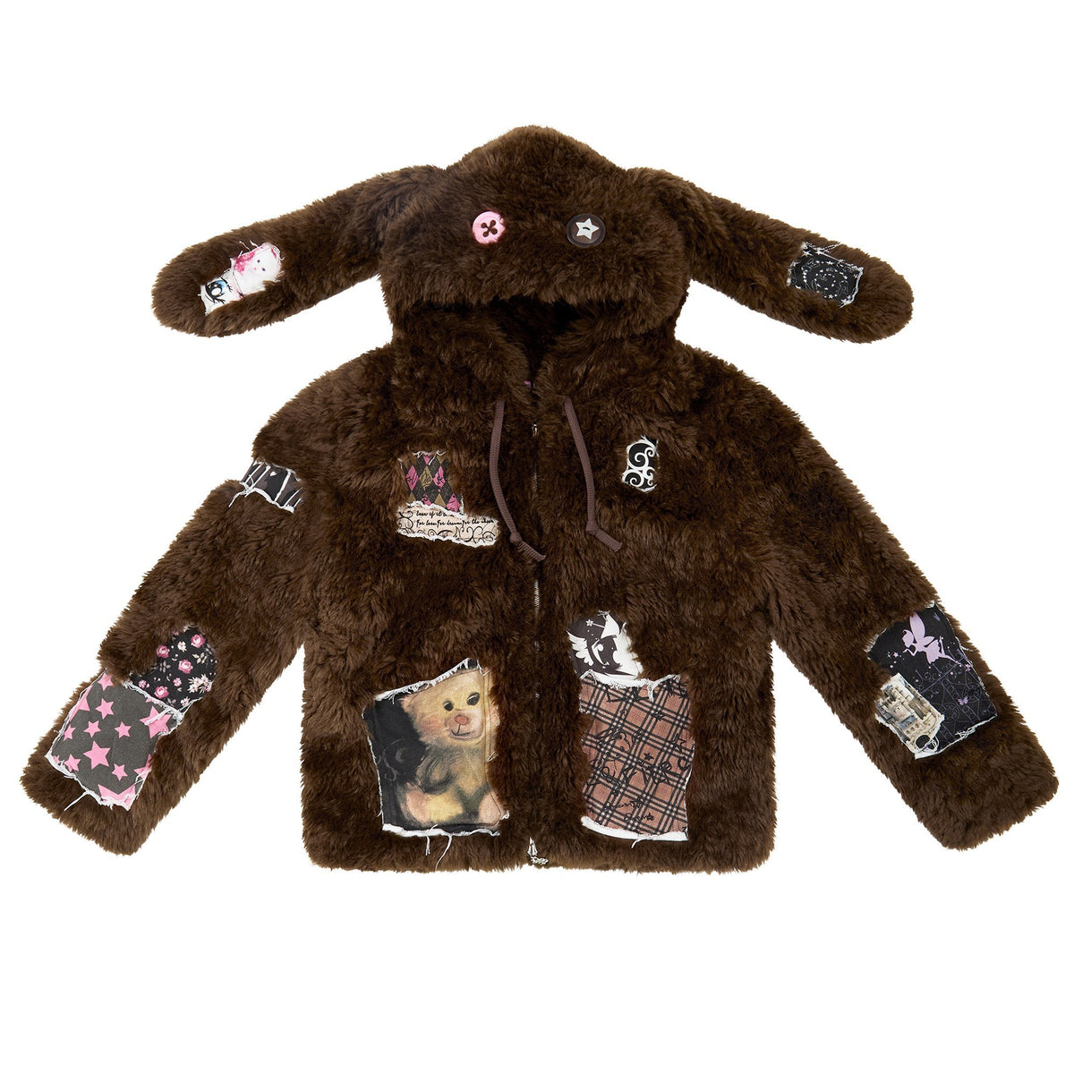 CFIERCE_Hooded_Rabbit_Print_Patch_Women&