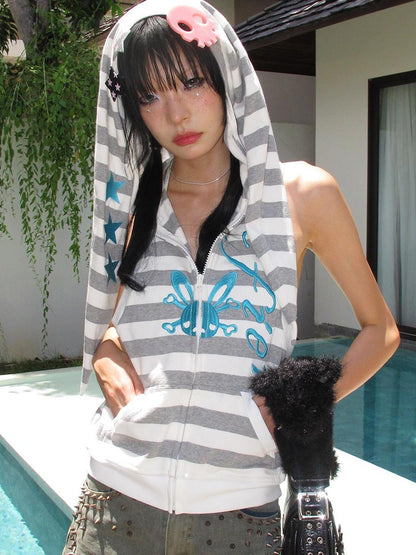 CFIERCE Hooded Towel Bunny Vest