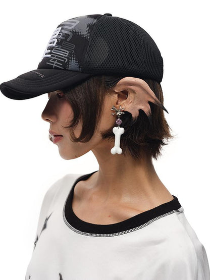 CFIERCE K C Bone Stud Earrings