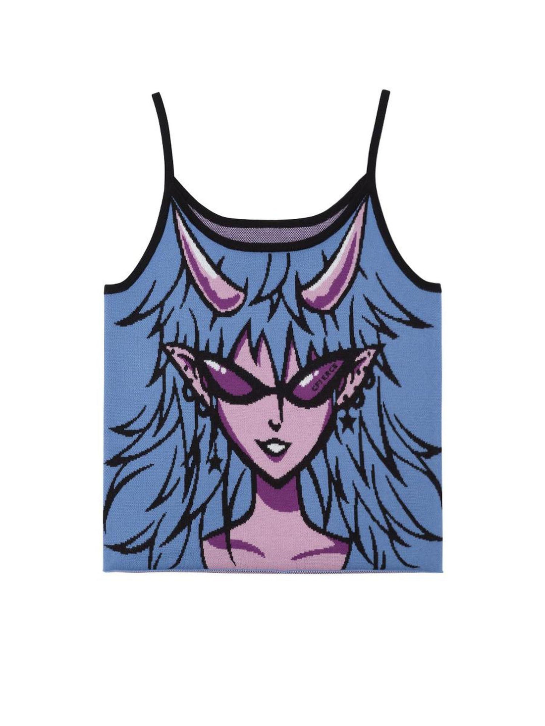 CFIERCE Knitted Vest With Witchcraft Allure