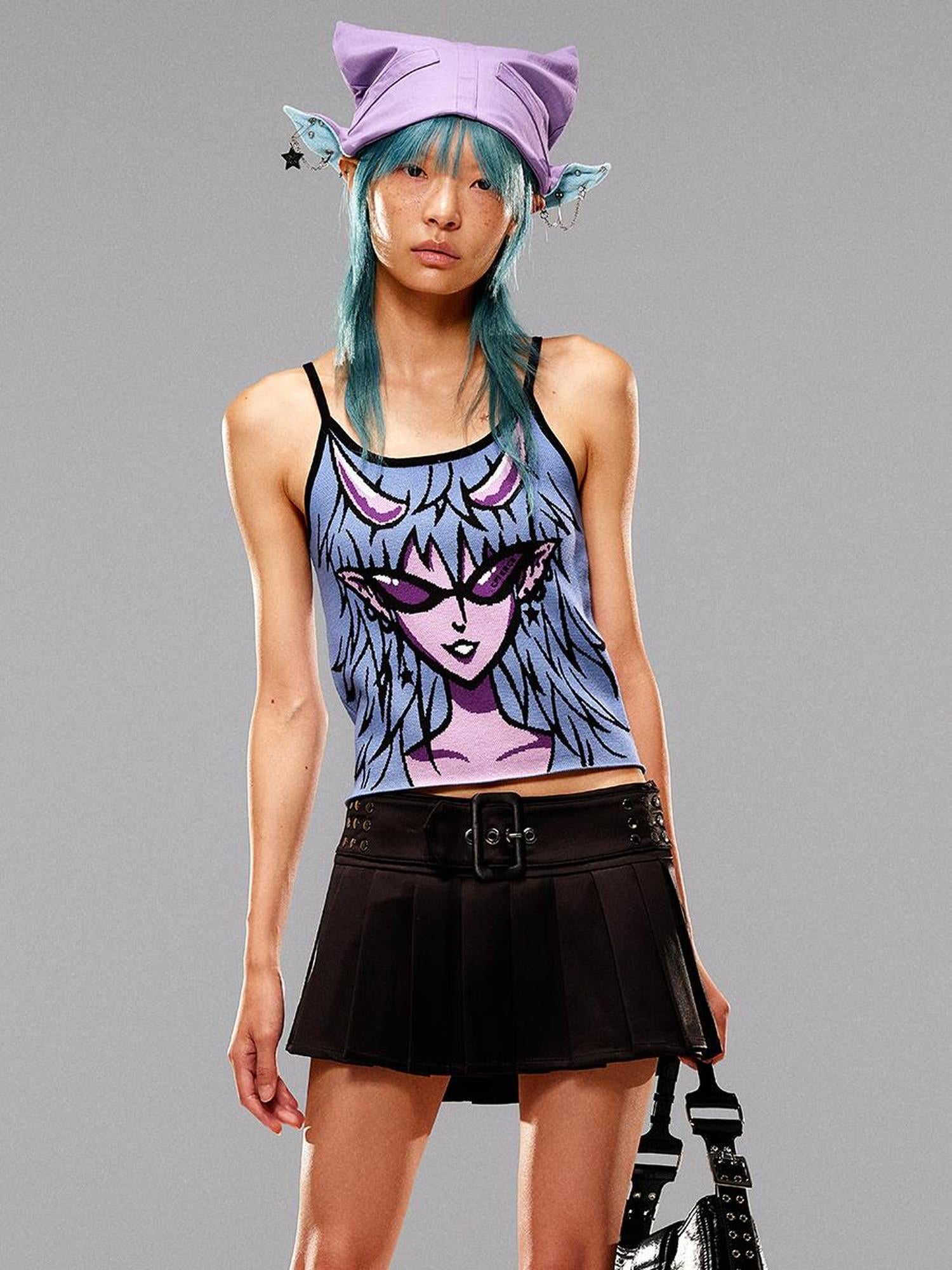 CFIERCE Knitted Vest With Witchcraft Allure
