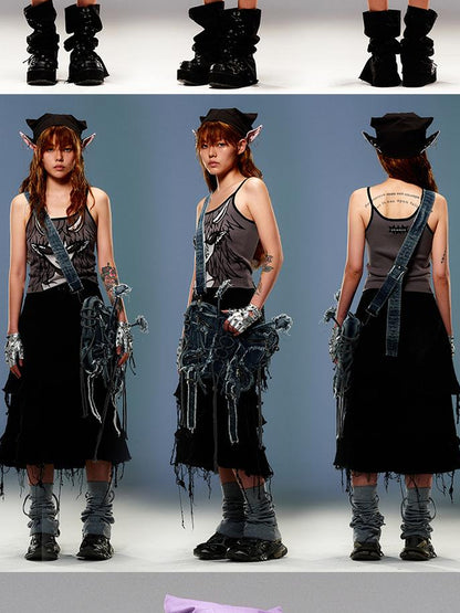 CFIERCE Knitted Vest With Witchcraft Allure