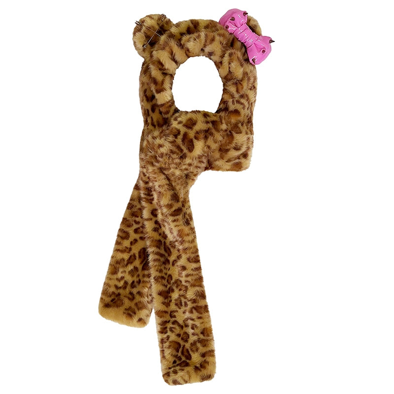 CFIERCE_Leopard_Print_Bow_Scarf_Hat_MISSTT