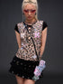 CFIERCE Leopard Print Tie Detail Cropped Women&
