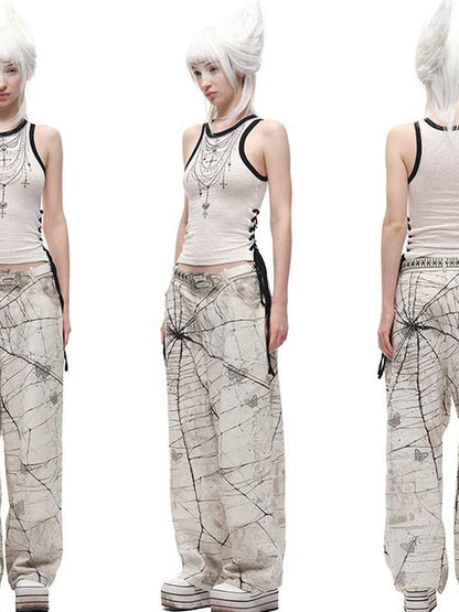CFIERCE Lyocell Blend Sleeveless Top With Crystal Trim