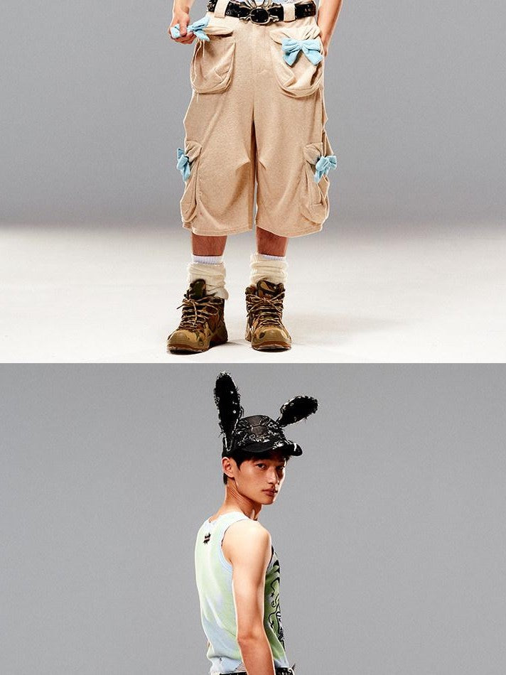 CFIERCE Magic Rabbit Knitted H Shaped Women&