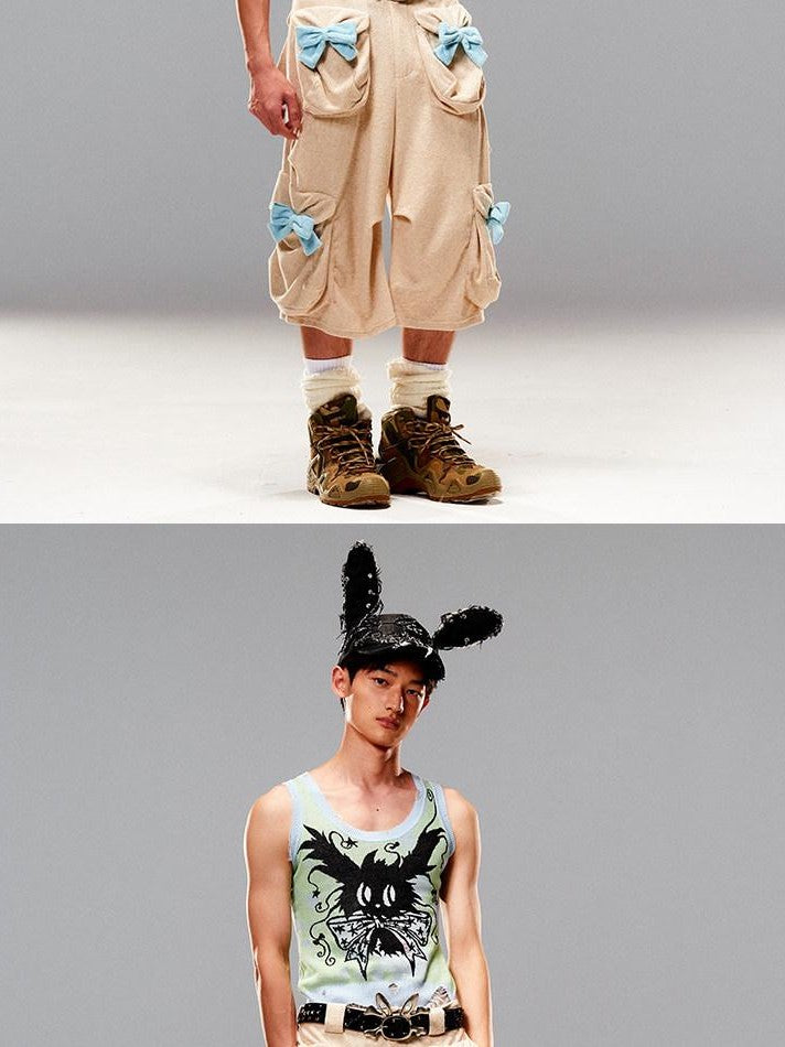 CFIERCE Magic Rabbit Knitted H Shaped Women&