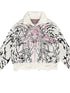 Magical Angel Knit Cardigan V Neck T Shirt Long Sleeve