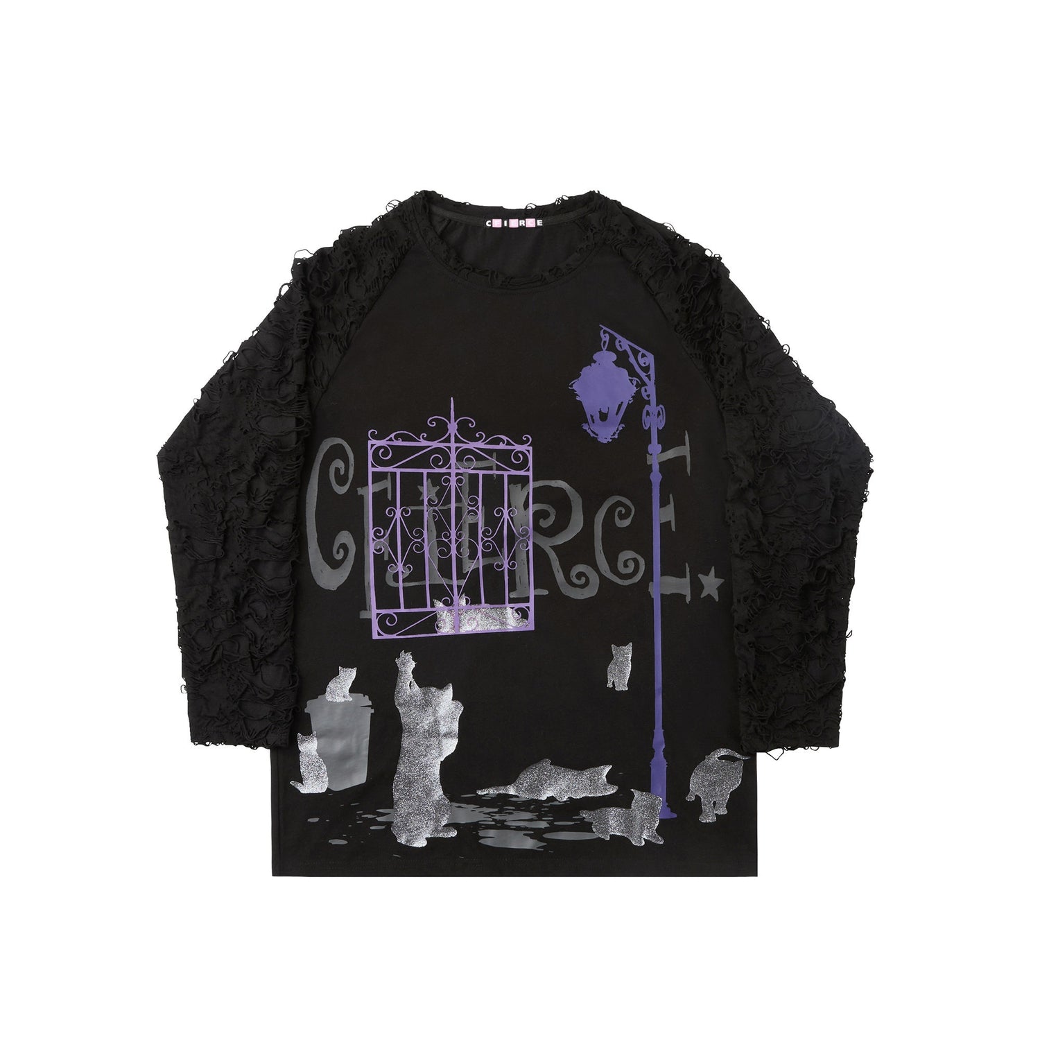 CFIERCE_Midnight_Shimmer_Cat_Printed_Women&