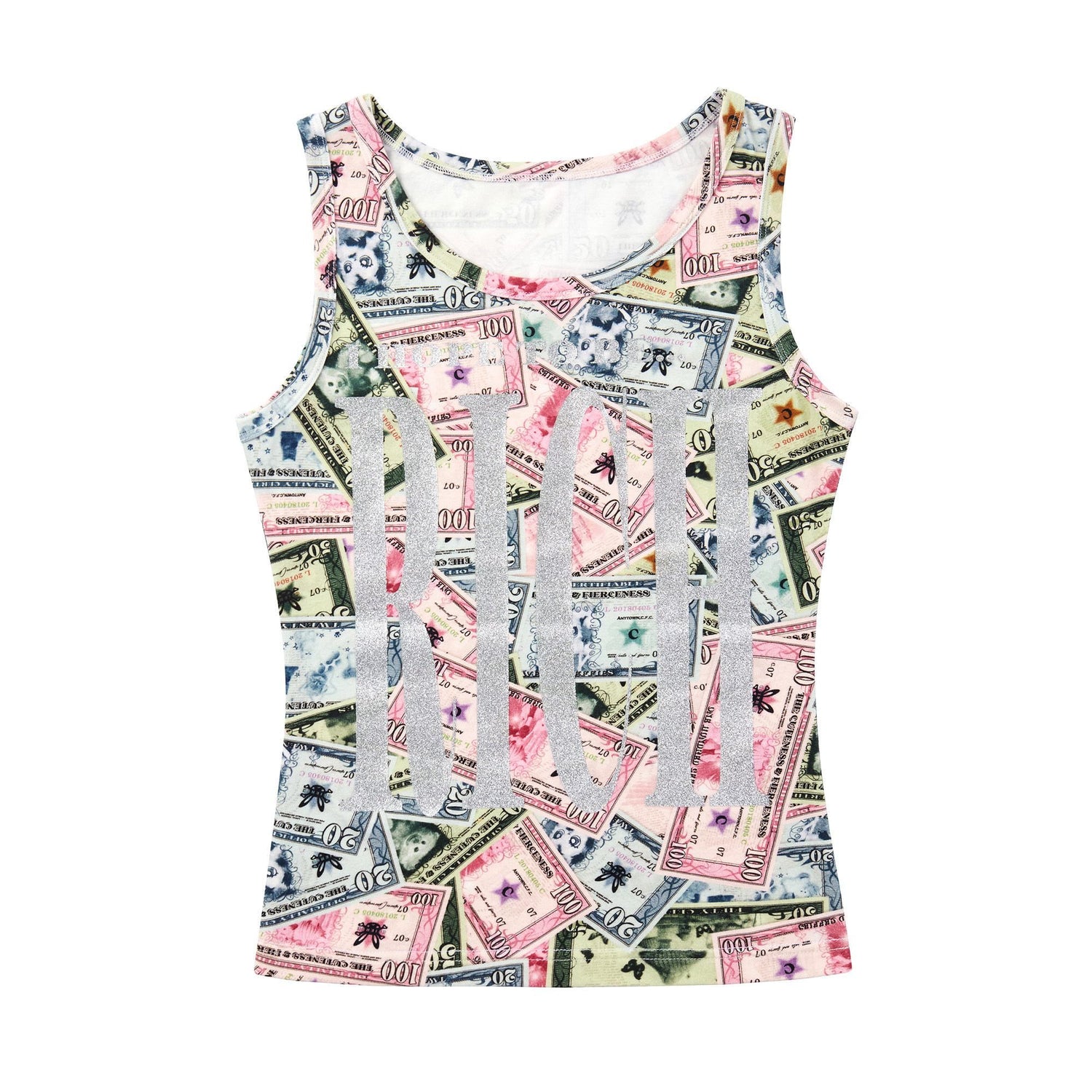 CFIERCE_Multicolor_Lettering_Print_Racerback_Women&