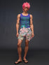CFIERCE Multicolor Money Print Straight Leg Women&