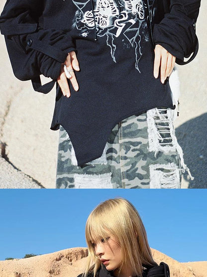 Mummy Couple Print Sweatshirt