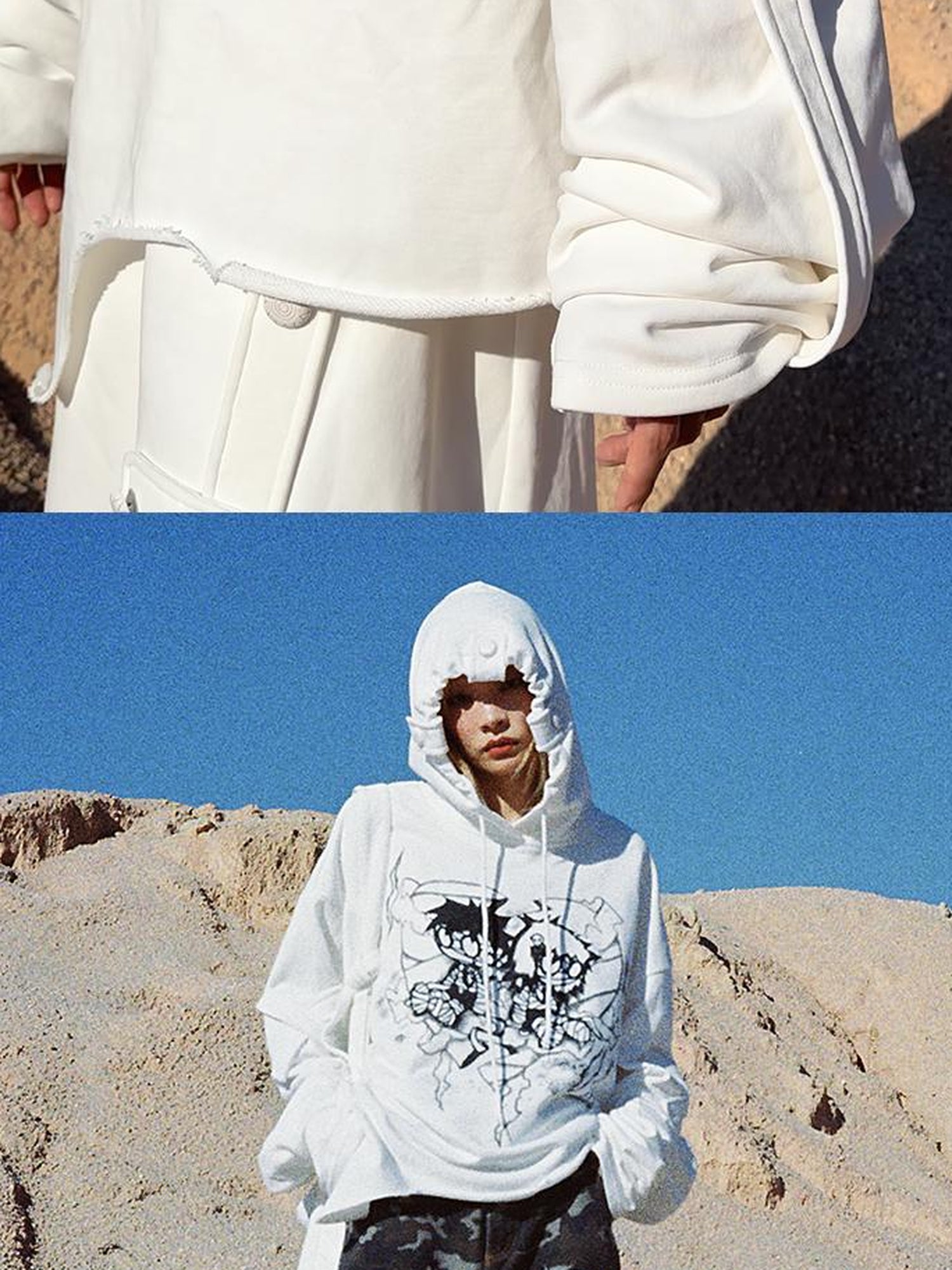 CFIERCE Mummy Couple Print Sweatshirt