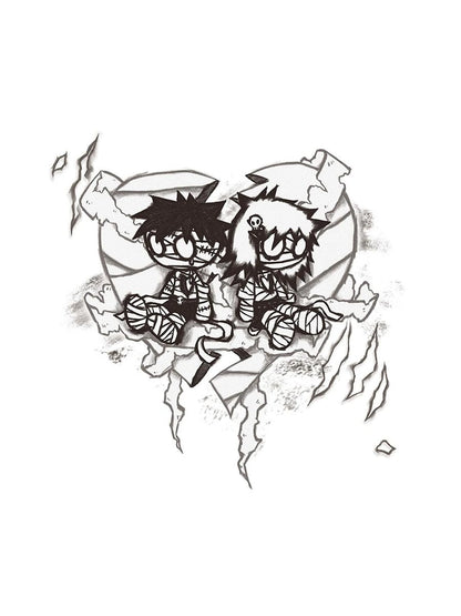 Mummy Couple Print Sweatshirt