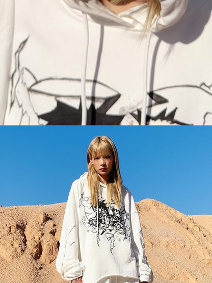CFIERCE Mummy Couple Print Sweatshirt