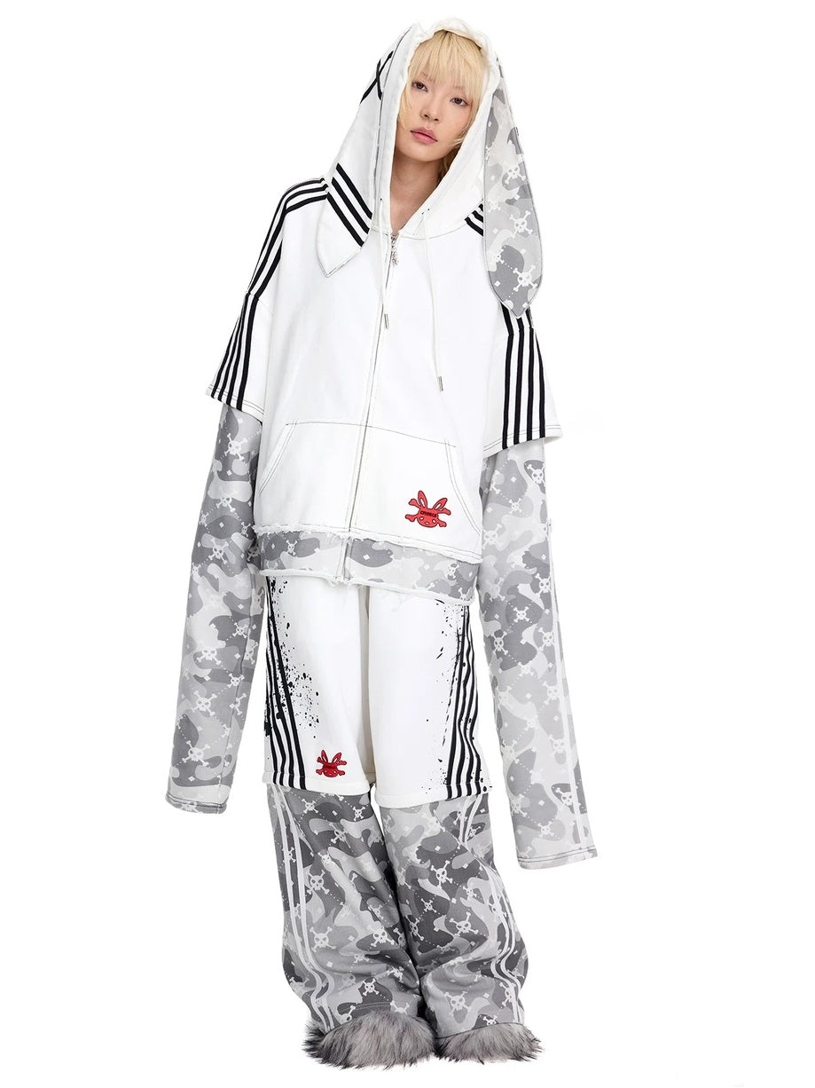 CFIERCE Premium 100 Percent Cotton Minimal Pullover Casual White S M L Hoodies