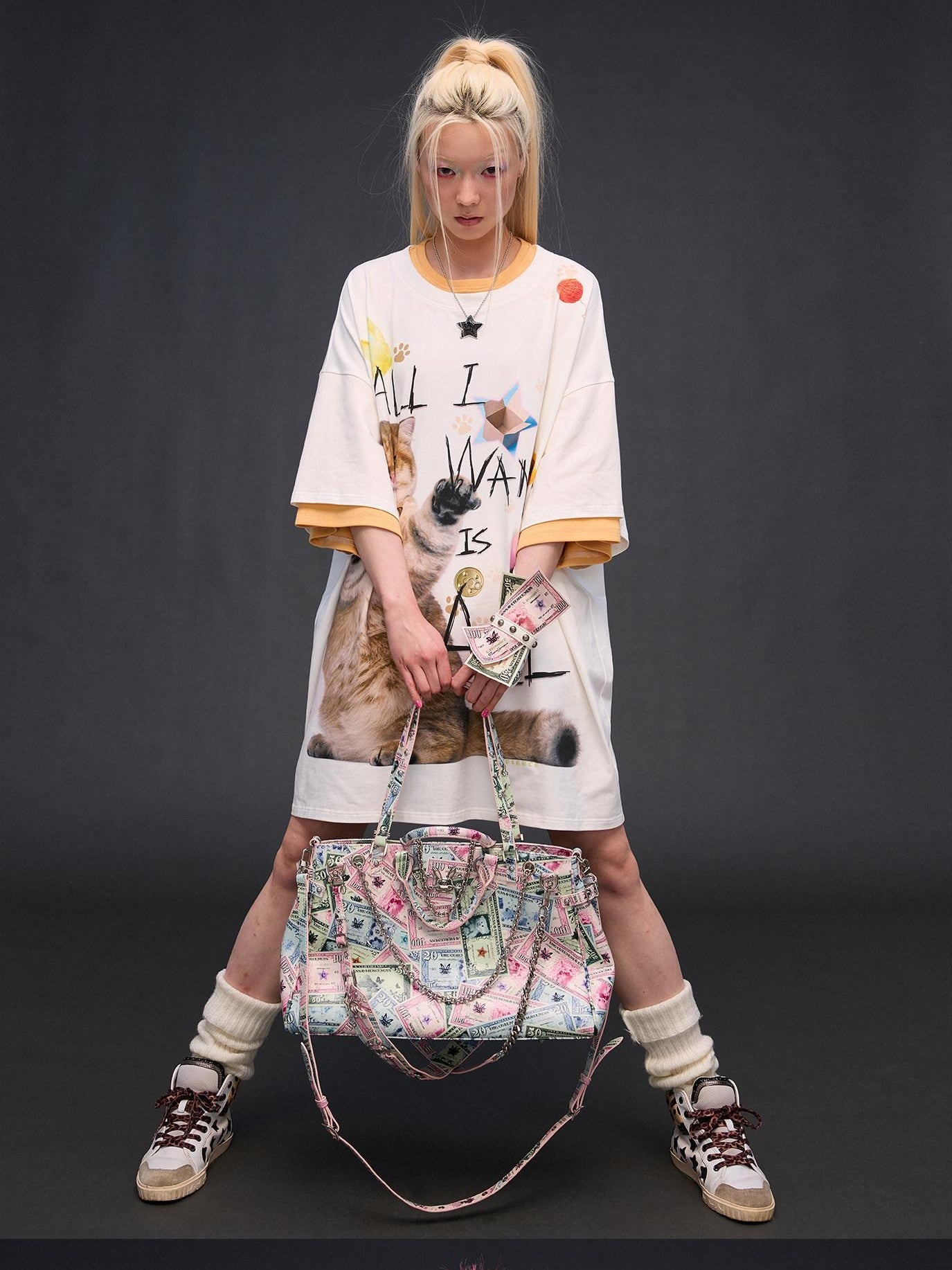 CFIERCE Printed Coin Motif Women&