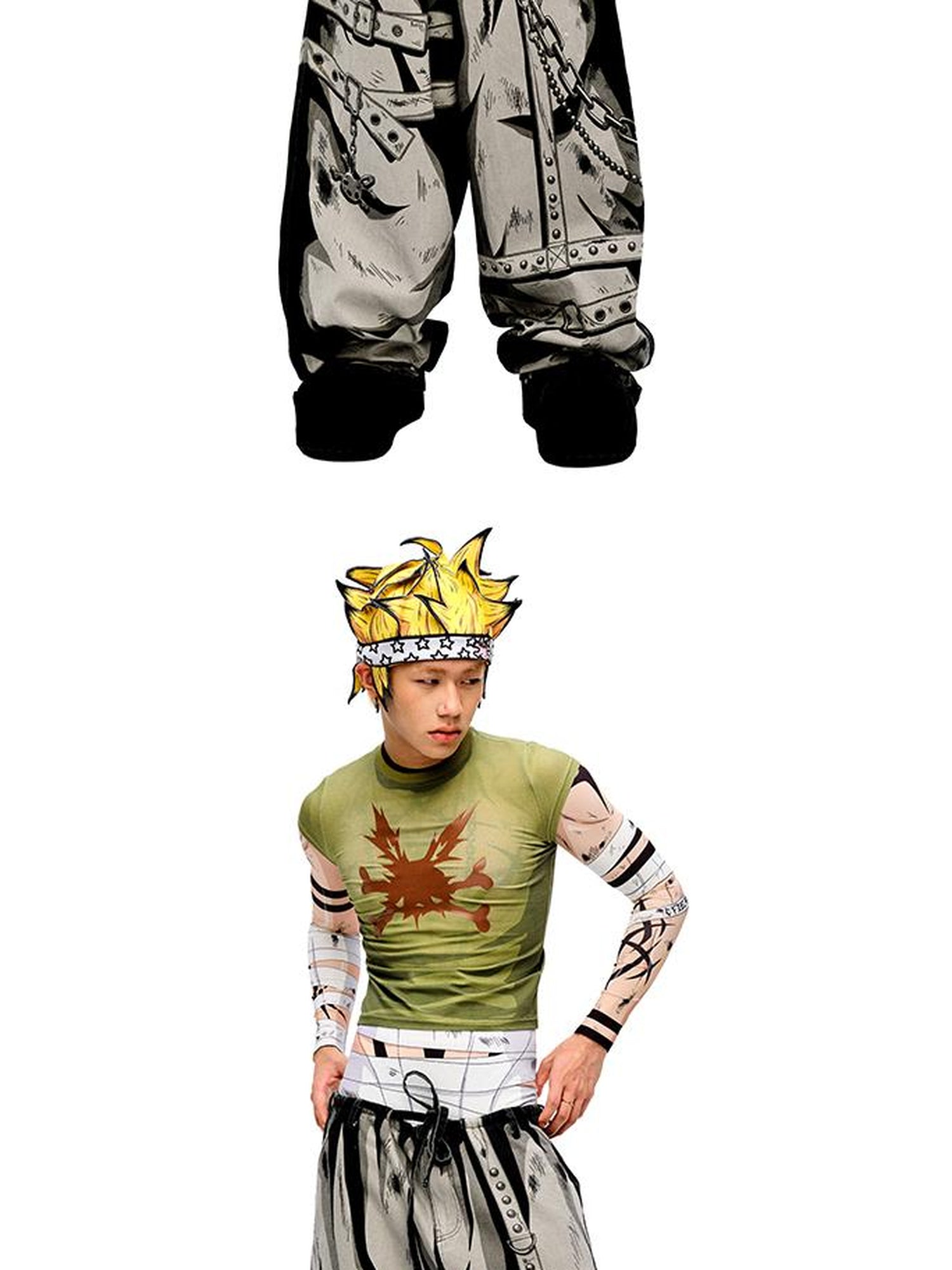 CFIERCE Printed Short Hair Cap