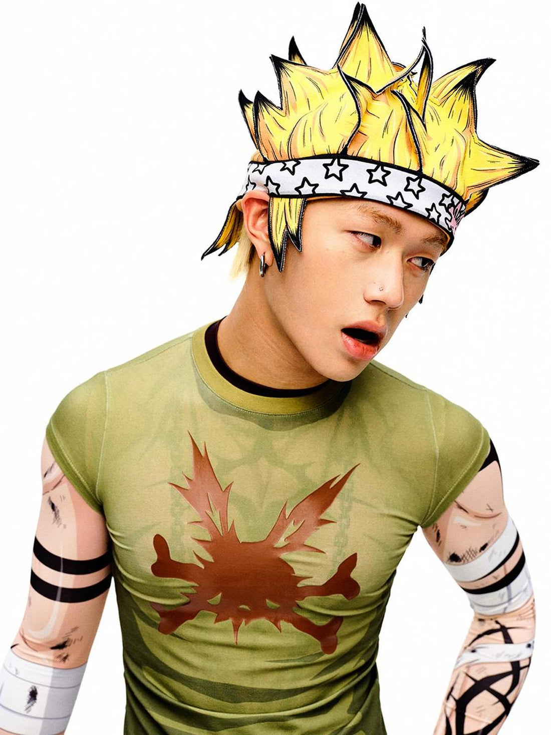 CFIERCE Printed Short Hair Cap