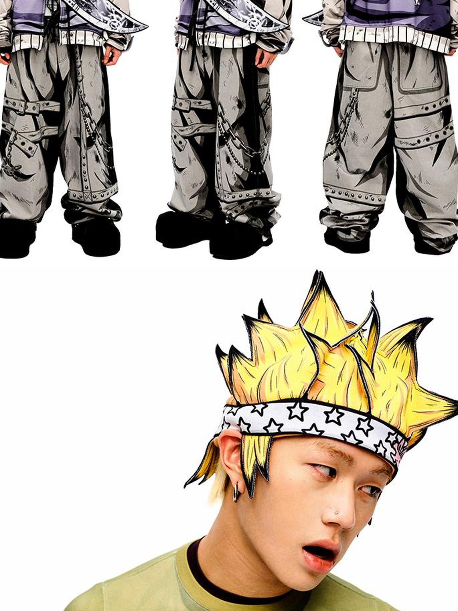 CFIERCE Printed Short Hair Cap