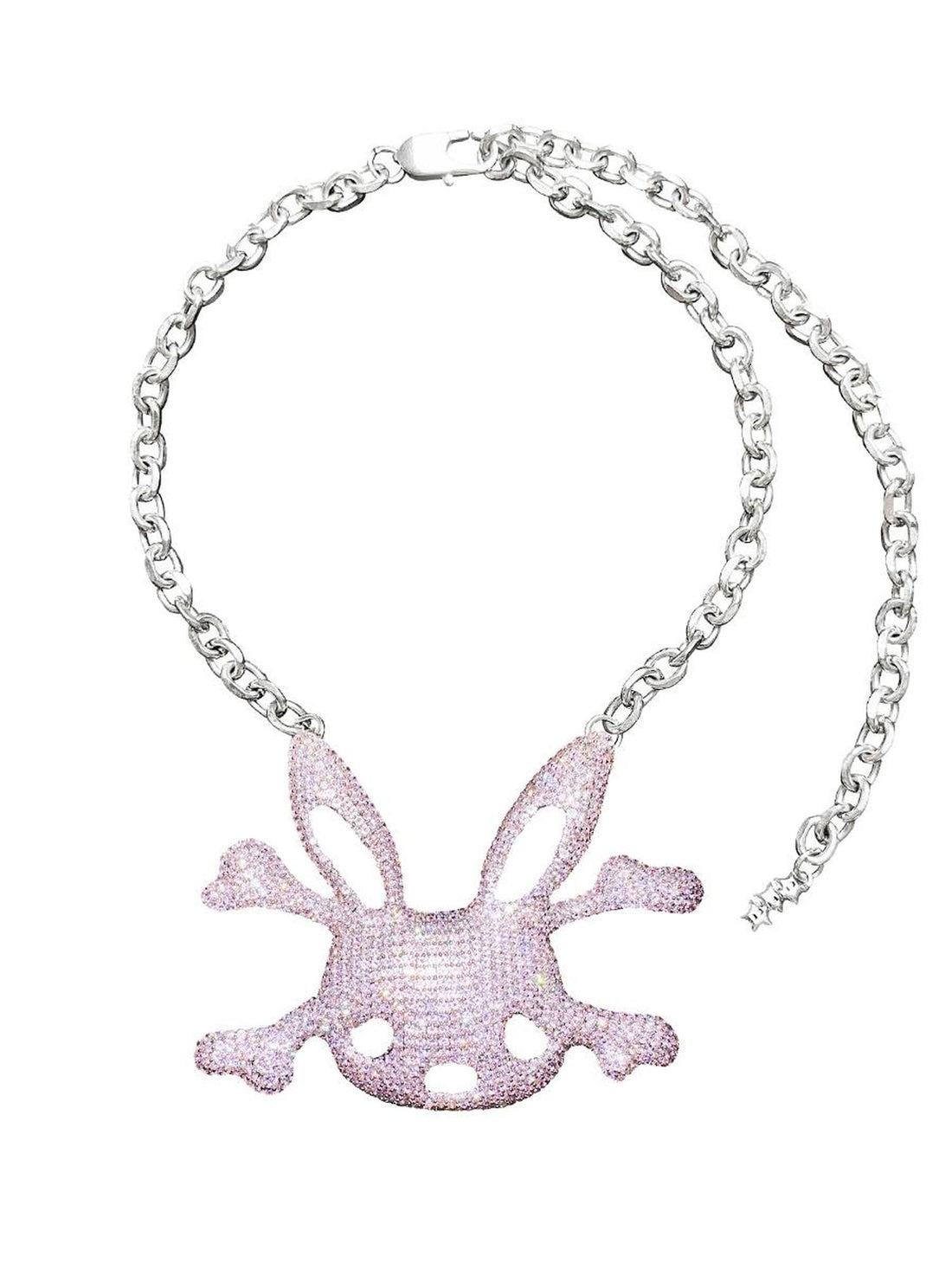 CFIERCE Rabbit Skull Pendant Necklace