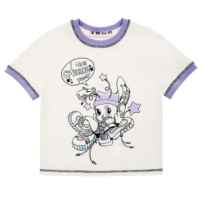 CFIERCE_Rabbit_Spirit_Print_T_Shirt_V_Neck_T_Shirt_Long_Sleeve_MISSTT