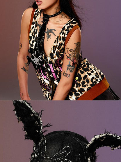 CFIERCE Rebel Rabbit Denim Cap