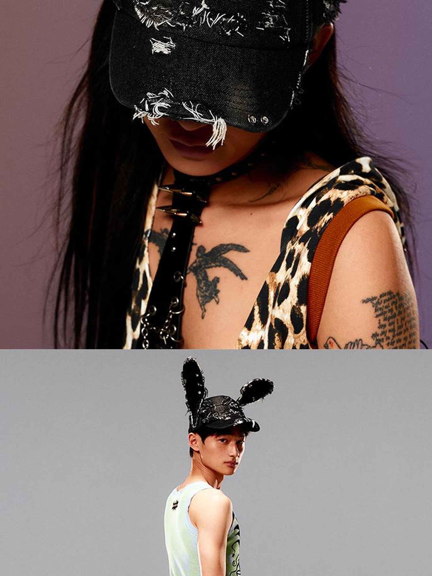 CFIERCE Rebel Rabbit Denim Cap