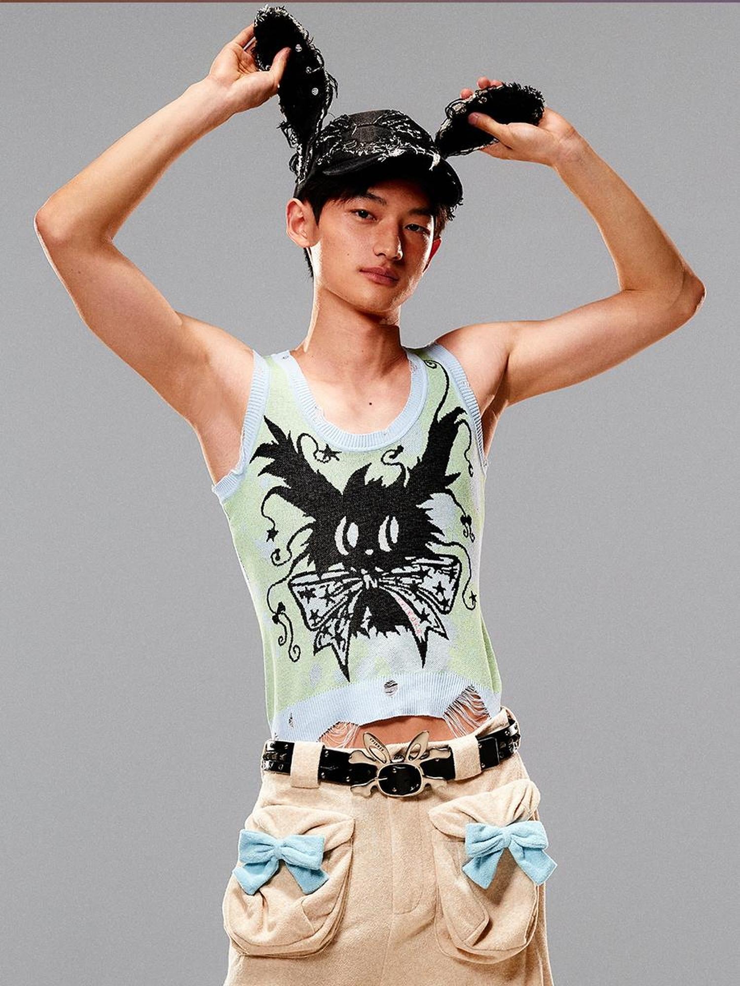CFIERCE Rebel Rabbit Denim Cap