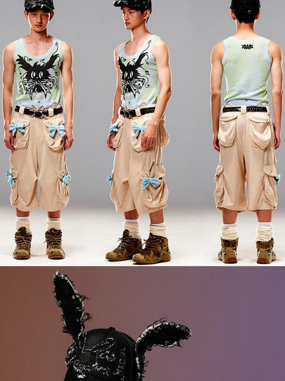 CFIERCE Rebel Rabbit Denim Cap