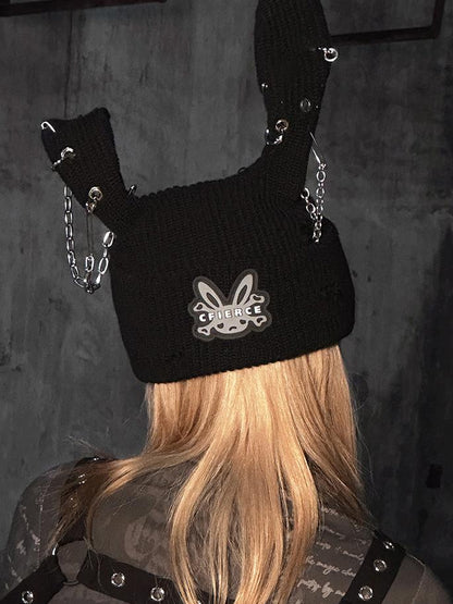 CFIERCE Rebel Ribbed Knit Beanie