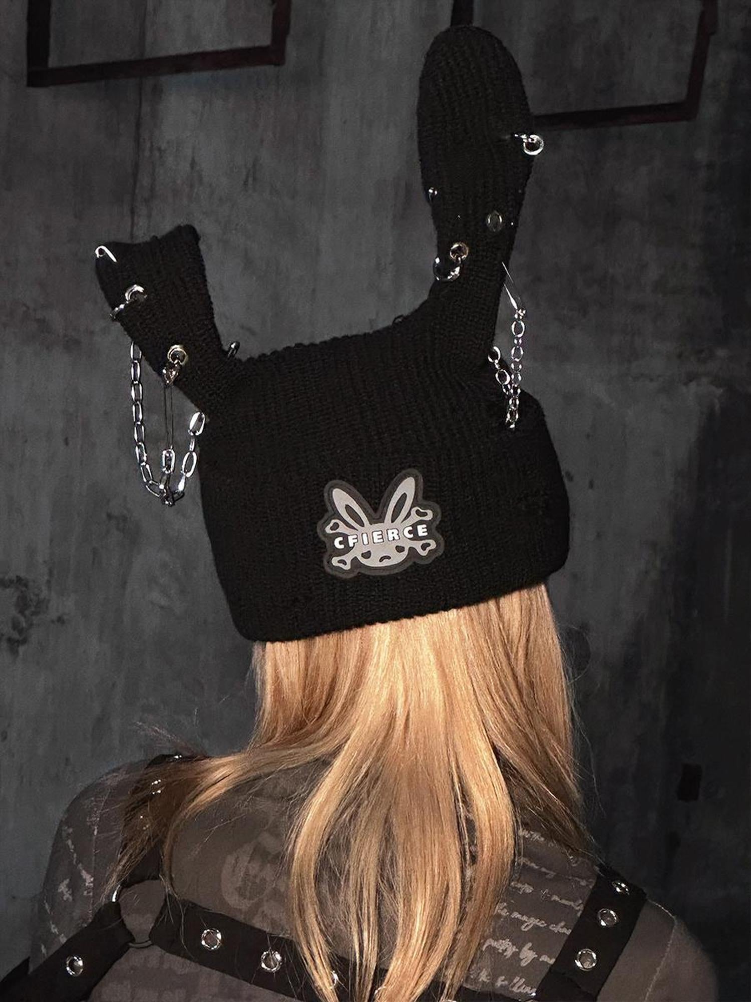 CFIERCE Rebel Ribbed Knit Beanie