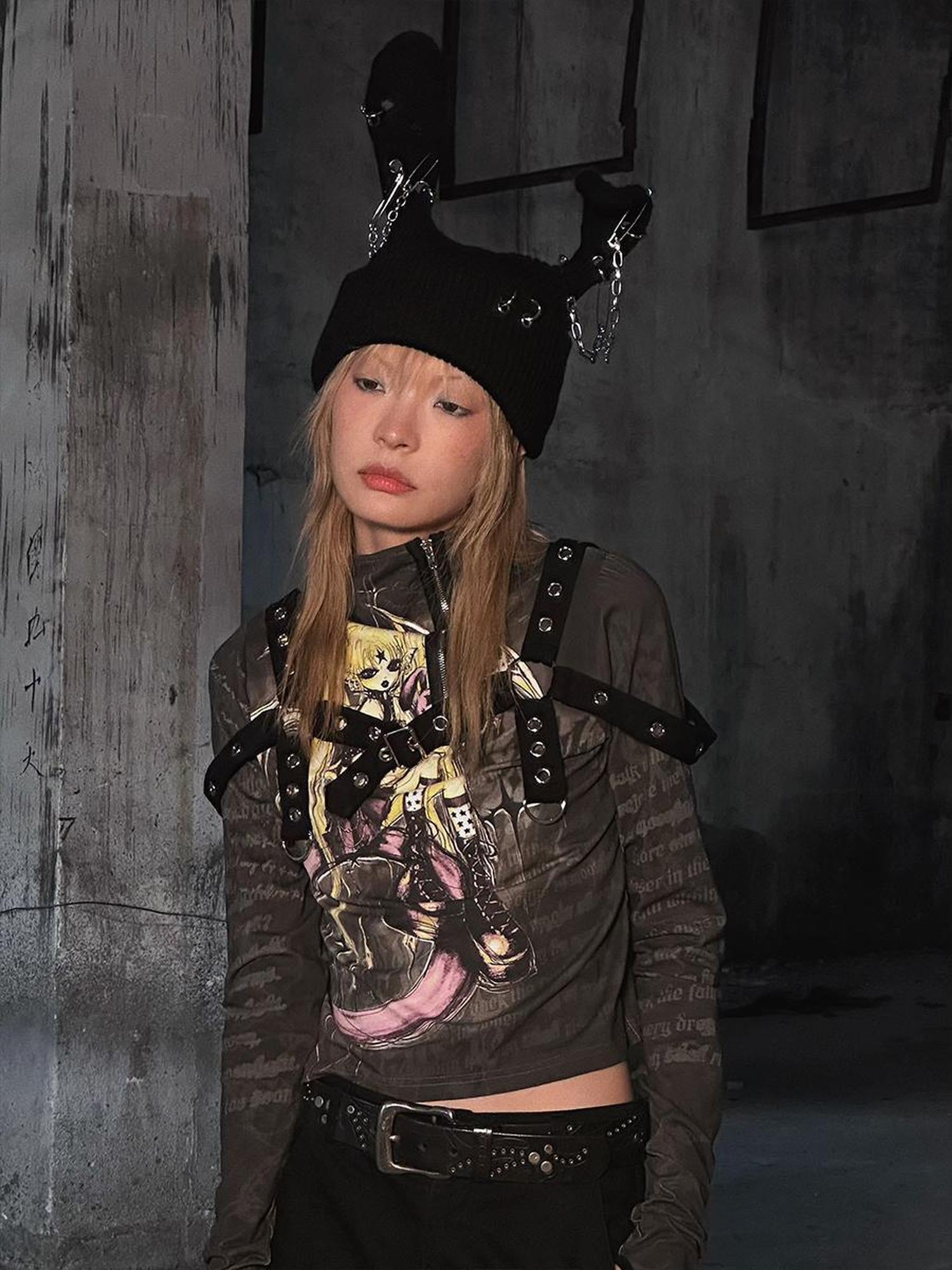 CFIERCE Rebel Ribbed Knit Beanie