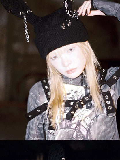 CFIERCE Rebel Ribbed Knit Beanie