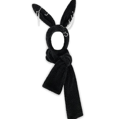 CFIERCE_Rebellious_Bunny_Plush_Scarf_Hat_With_Foldable_Ringed_Ears_MISSTT