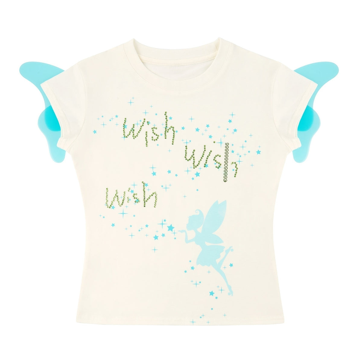CFIERCE_Rhinestone_Print_Fairy_Wing_Short_Sleeve_Women&