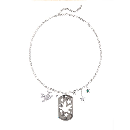 CFIERCE_Silver_Rabbit_Skull_Pentagram_Detachable_Pendant_Women&