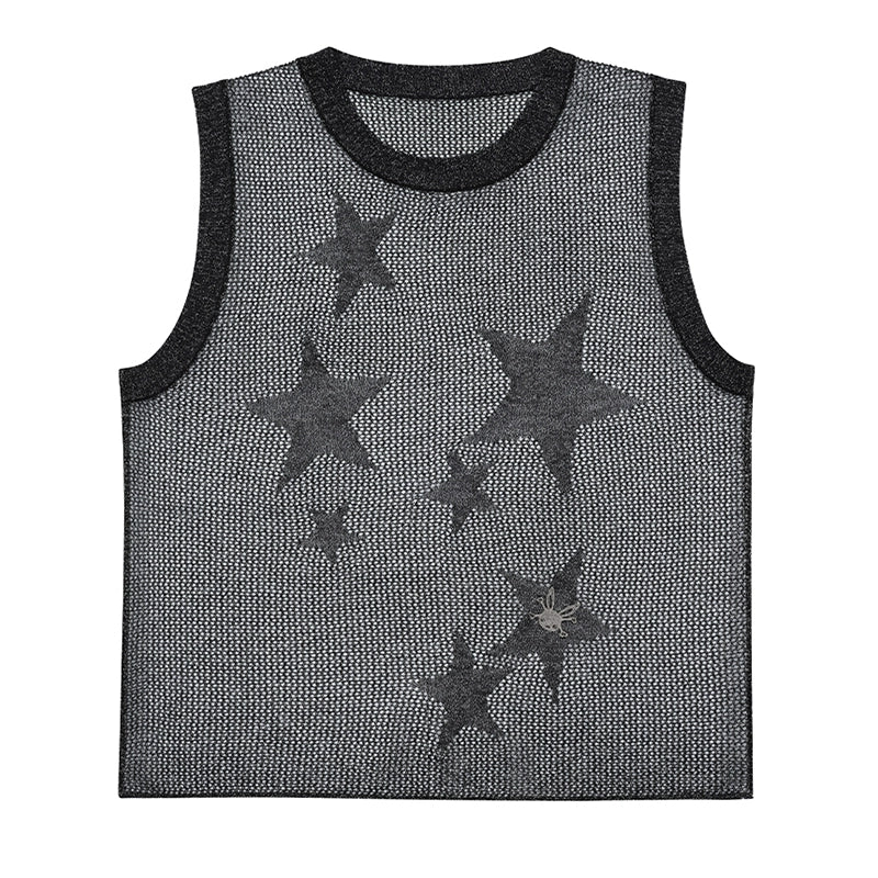 CFIERCE_Silver_Star_Knit_Vest_MISSTT