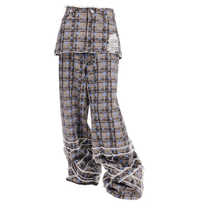CFIERCE_Skull_Checkered_Kilted_Skirt_MISSTT