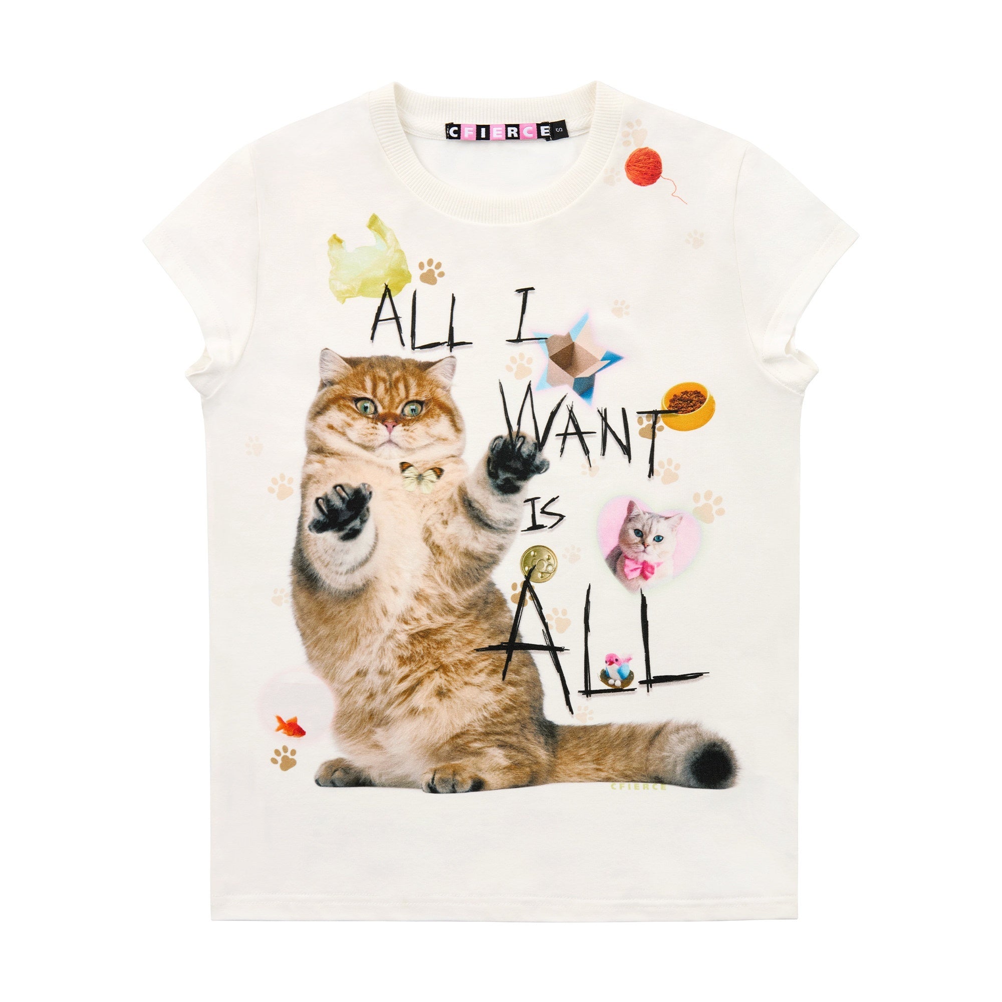 CFIERCE_Slogan_Cat_Print_Slim_Fit_Women&