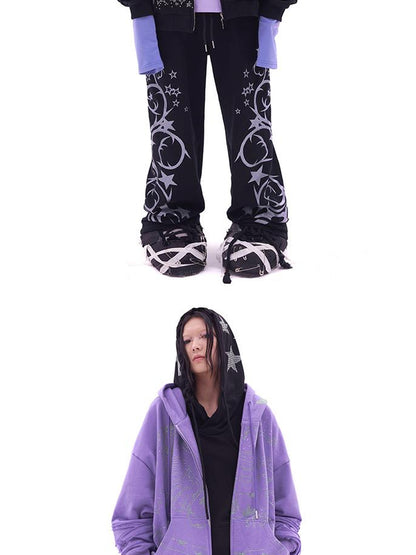 CFIERCE Snake Year Glitter Hoodie