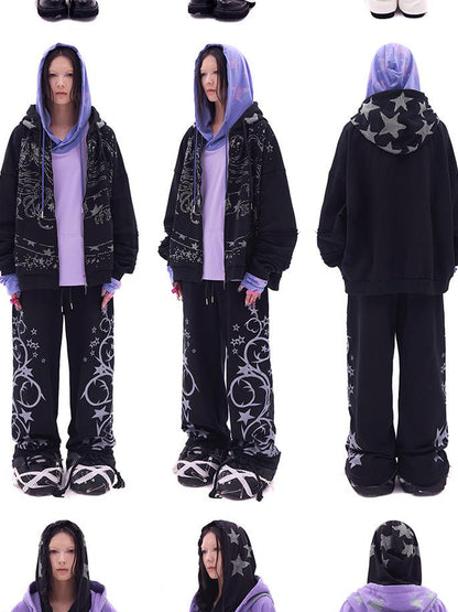 CFIERCE Snake Year Glitter Hoodie