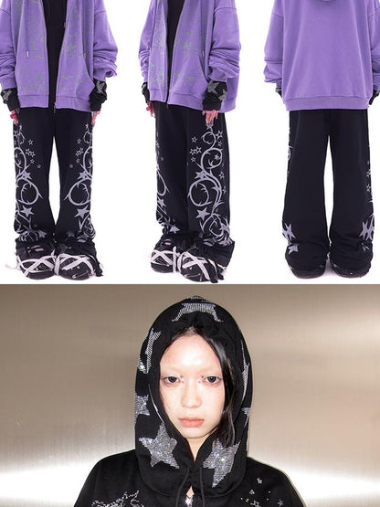 CFIERCE Snake Year Glitter Hoodie