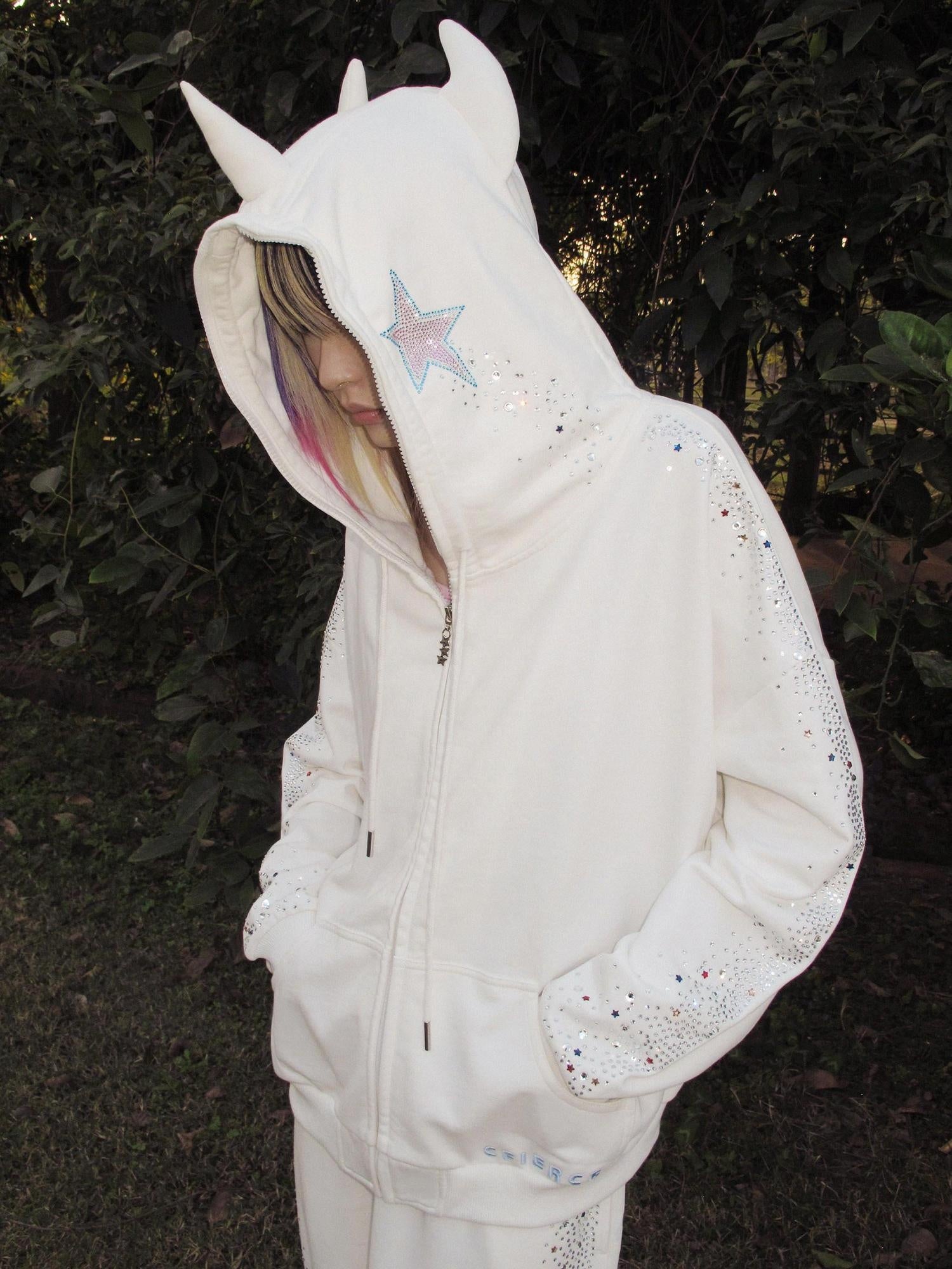 Soft 100 Percent Cotton Loose Fit Zip Pullover Unisex Streetwear Hoodies