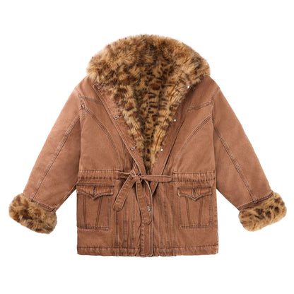 CFIERCE_Soft_100_Percent_Cotton_Quilted_Oversized_Bomber_Casual_Women_Pink_Brown_Jacket_MISSTT