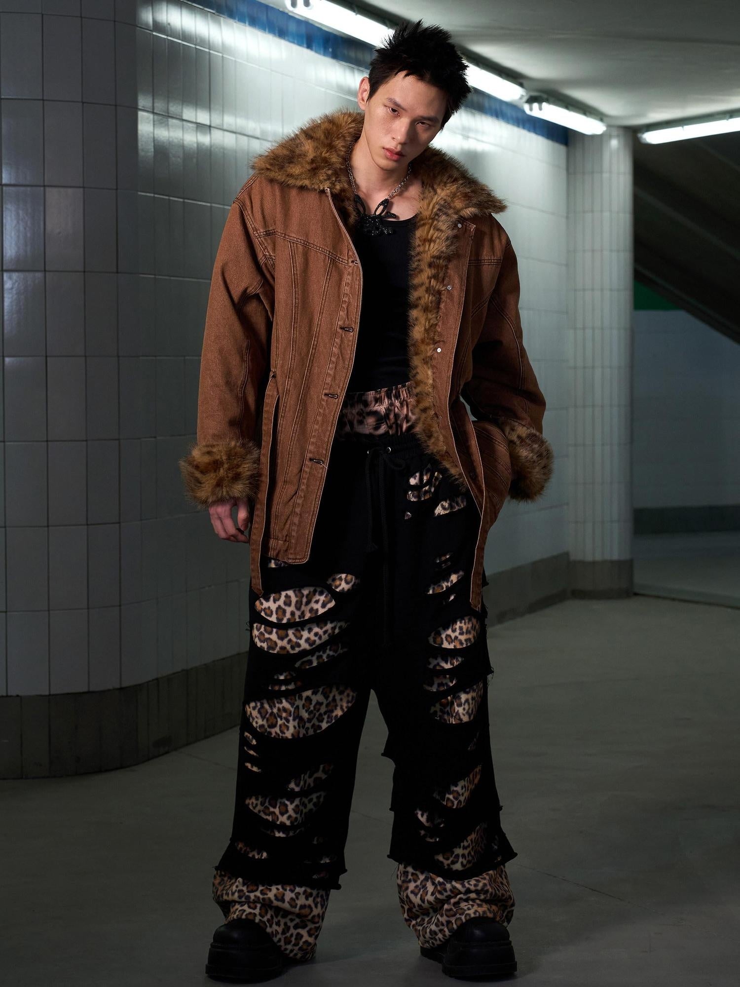 CFIERCE Soft 100 Percent Cotton Quilted Oversized Bomber Casual Women Pink Brown Jacket