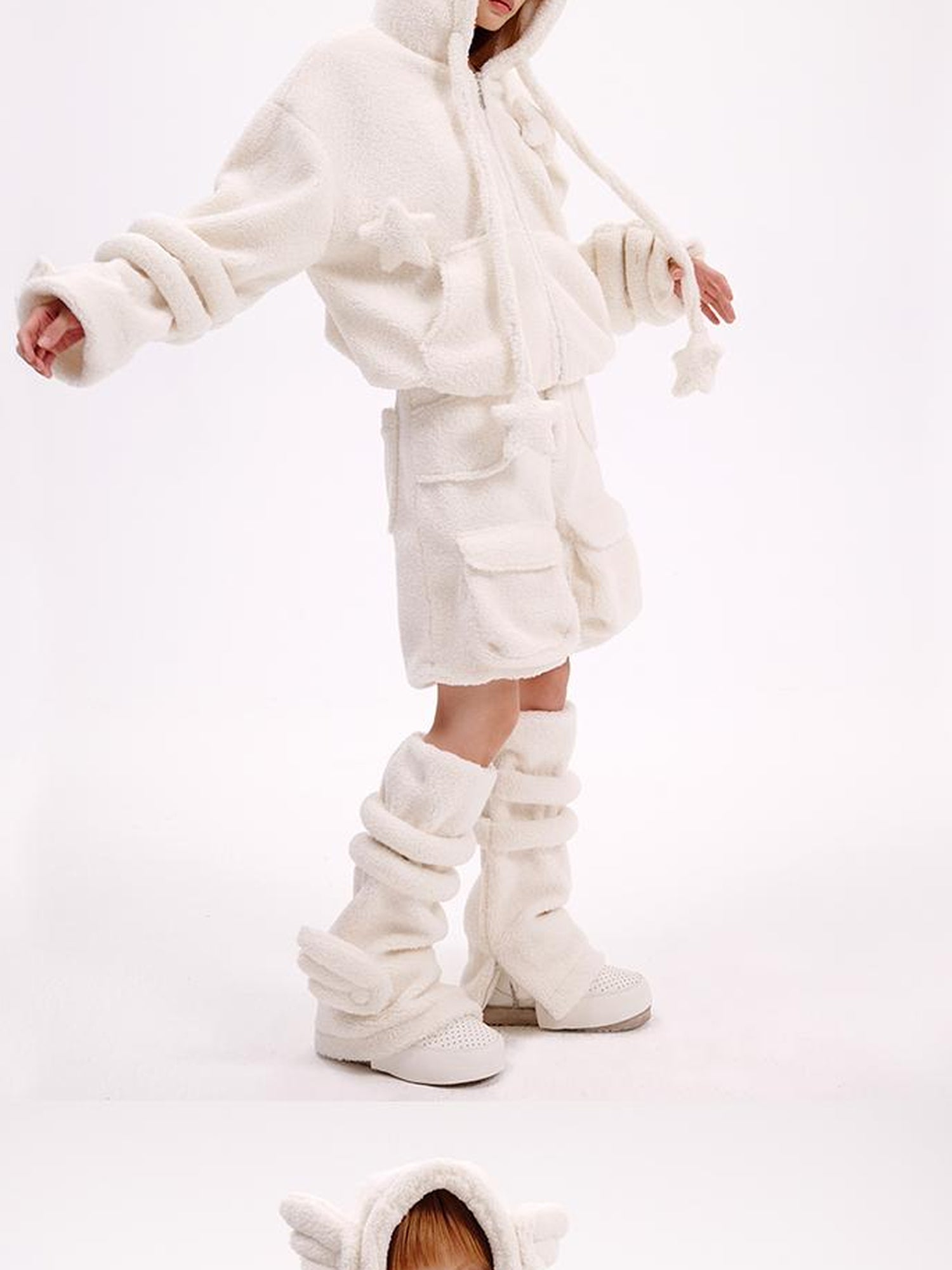 CFIERCE Soft Angelic Lambswool Coat Aw24